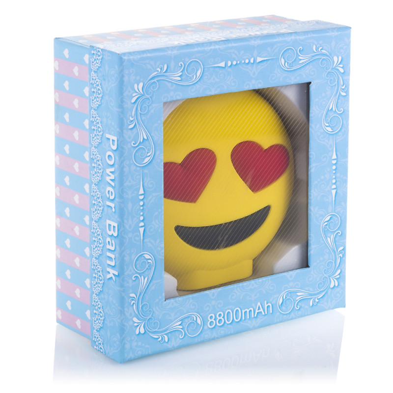 POWERBANK EMOTICONO 8 800MAH FUNDA LOVE