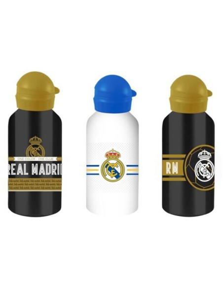 BOTELLA ALUMINIO REAL MADRID 500 ML.