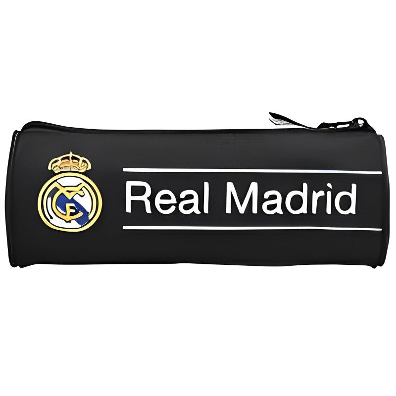 ESTUCHE REDONDO REAL MADRID 20x7x7 CM.