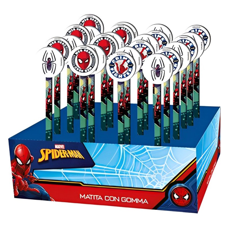 LÁPIZ CON GOMA SPIDER-MAN