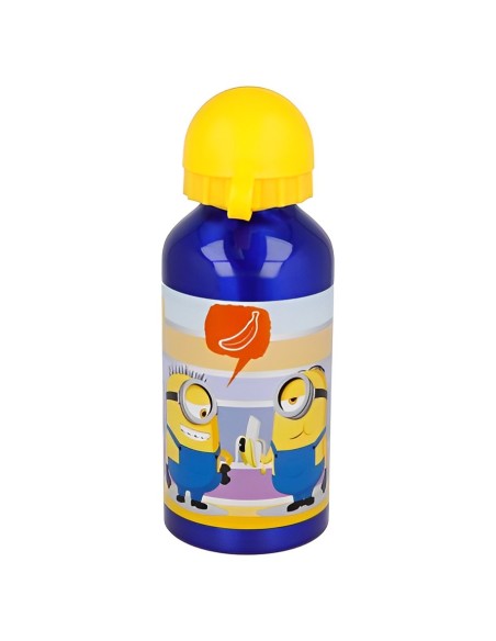BOTELLA ALUMINIO MINIONS 400 ML.