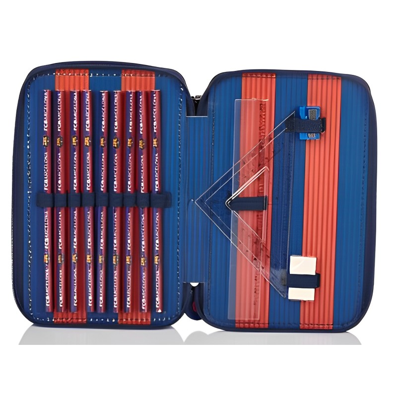 PLUMIER DOBLE PISO FC BARCELONA