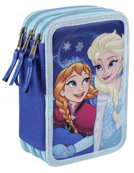 PLUMIER TRIPLE FROZEN 12,5x19,5x6,5 CM.