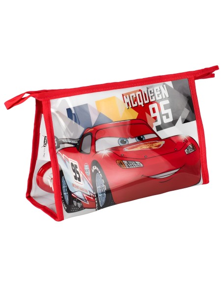 SET COMEDOR CARS: NECESER, TOALLITA, PEINE, VASITO Y PORTA CEPILLO DIENTES