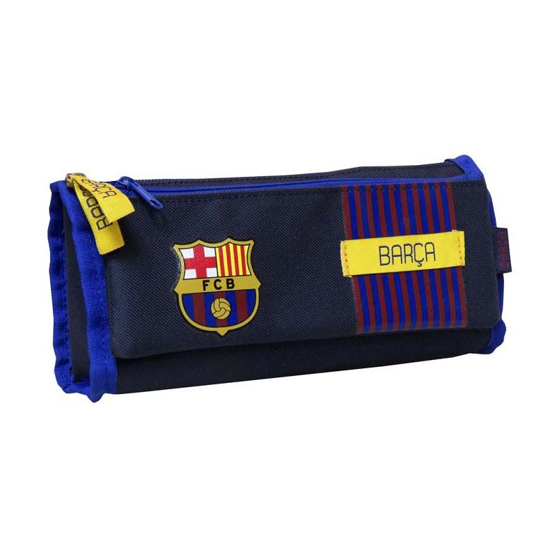 PORTATODO 2 CREMALLERAS FC BARCELONA 21x10x5,5 CM.