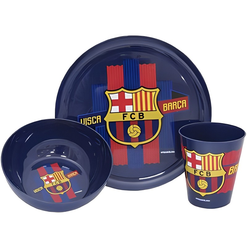 SET 3 PCS. MELAMINA FC BARCELONA