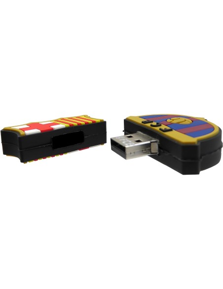 PENDRIVE USB 8 GB ESCUDO FC BARCELONA 6x4 CM.