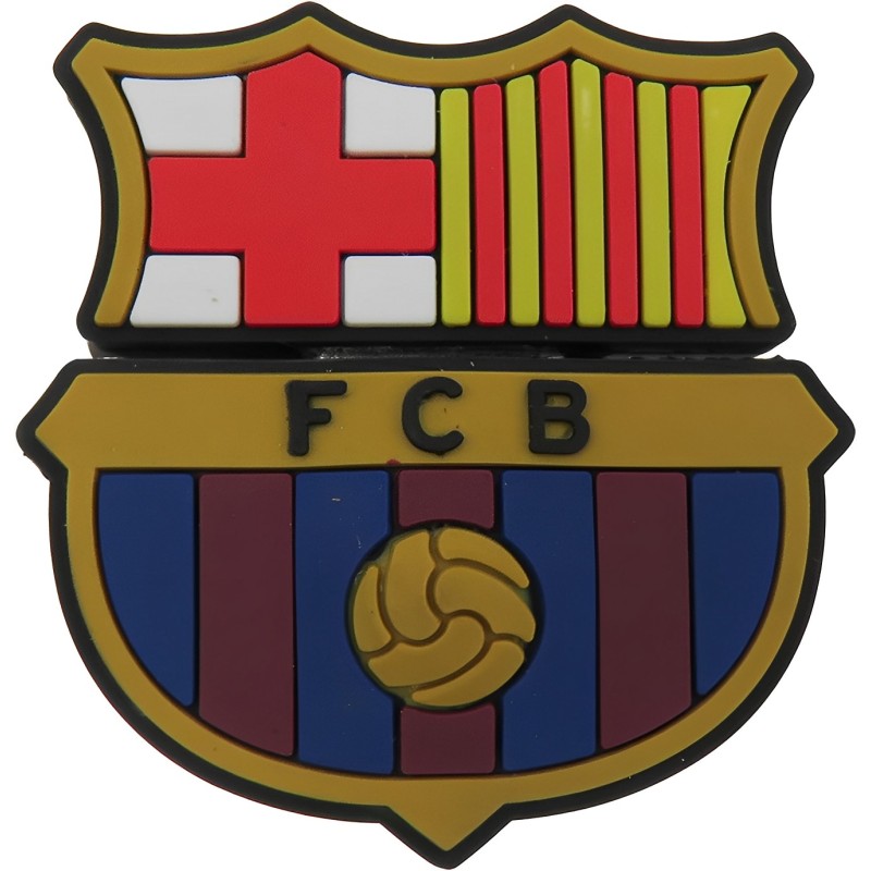 PENDRIVE USB 8 GB ESCUDO FC BARCELONA 6x4 CM.