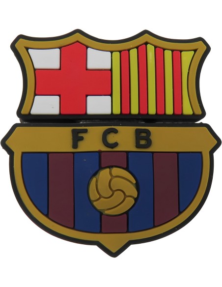 PENDRIVE USB 8 GB ESCUDO FC BARCELONA 6x4 CM.