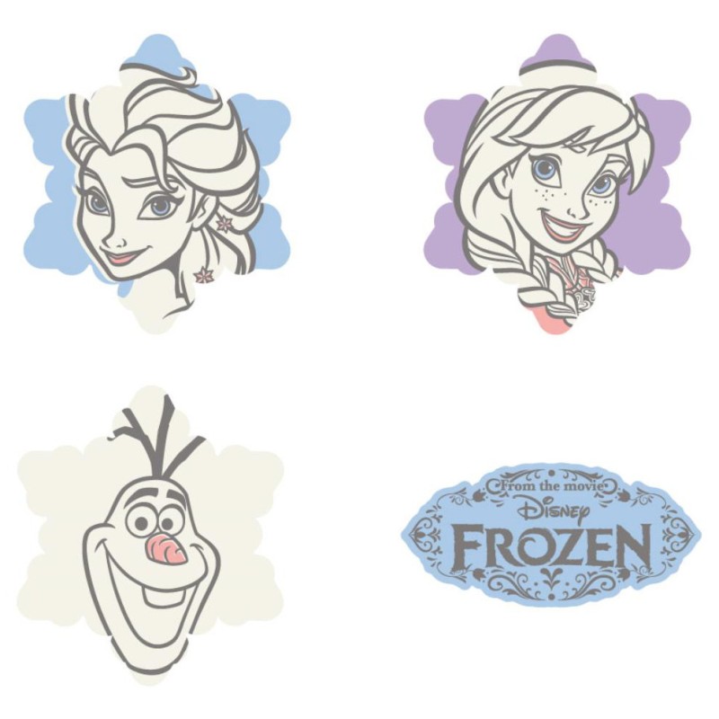 CAJA 4 GOMAS DE BORRAR FROZEN