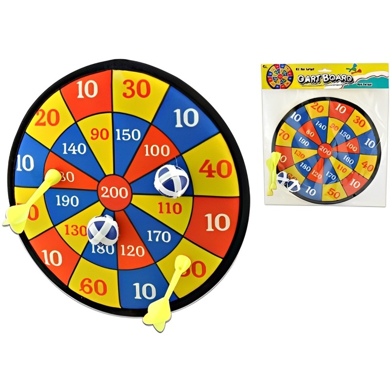 DIANA CON 2 BOLAS Y 2 DARDOS 28 CM.