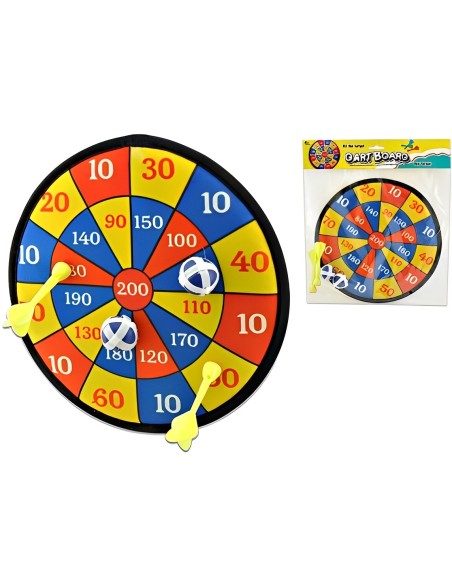 DIANA CON 2 BOLAS Y 2 DARDOS 28 CM.