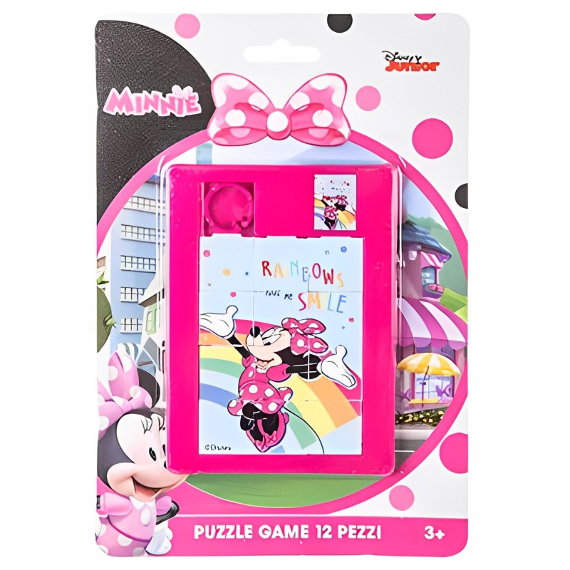 MINI PUZLE MINNIE12 PCS.