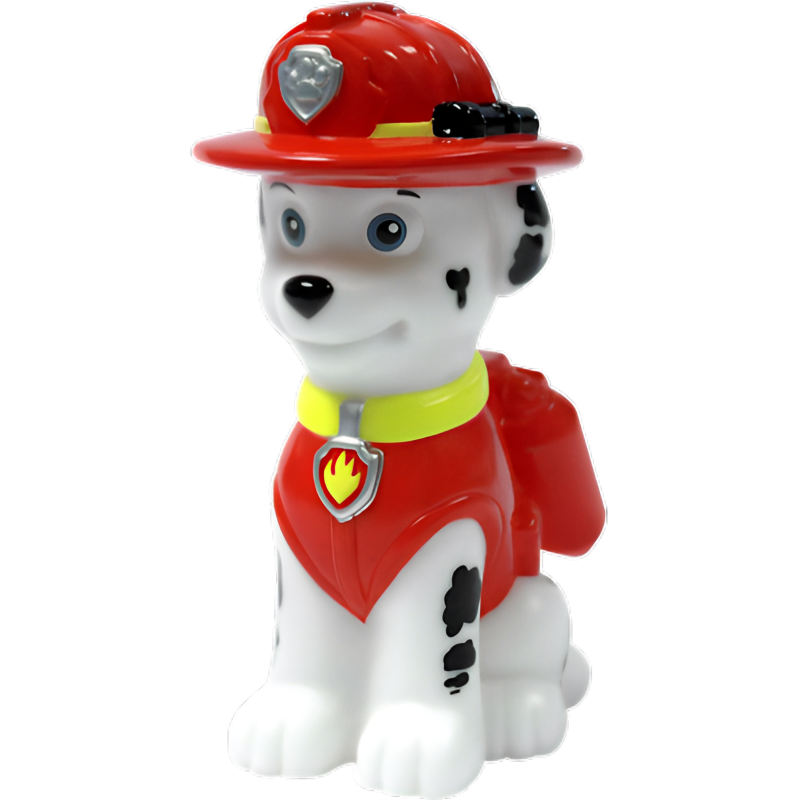 LÁMPARA LED DISTINTOS COLORES  MARSHALL PAW PATROL 13x6,7x10 CM.