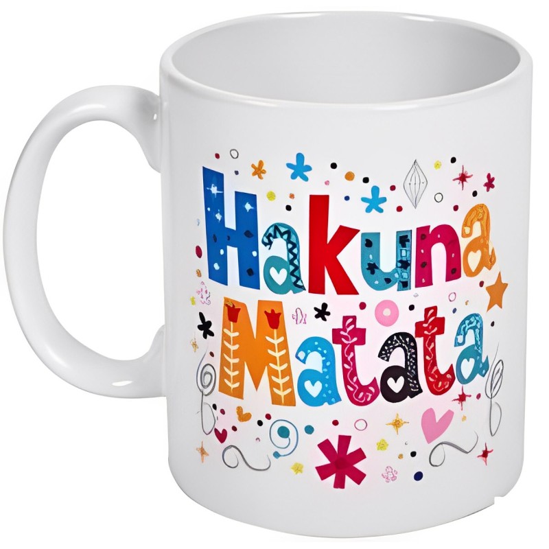 TAZA CERÁMICA GRANDE "HAKUNA MATATA"