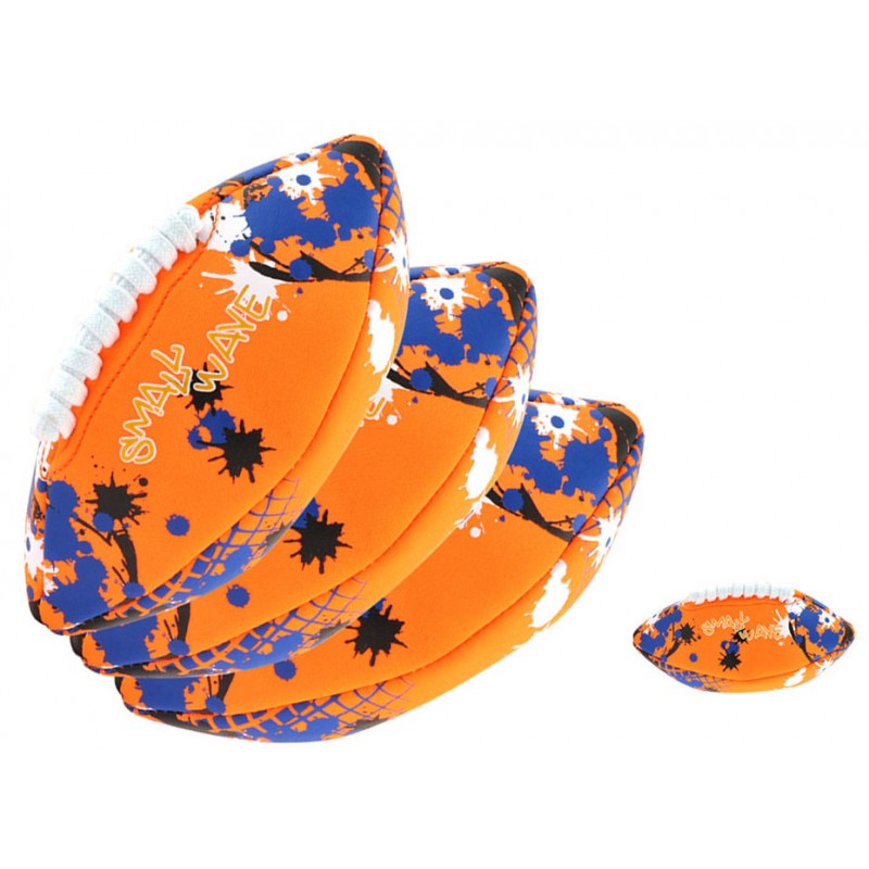 BALÓN RUGBY NEOPRENO SMALL WAVE 17 CM. 80-100 GRS.