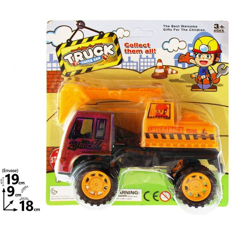 CAMIÓN OBRAS PLÁSTICO