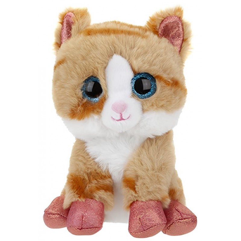 PELUCHE GATO OJOS CRISTAL 17 CM.