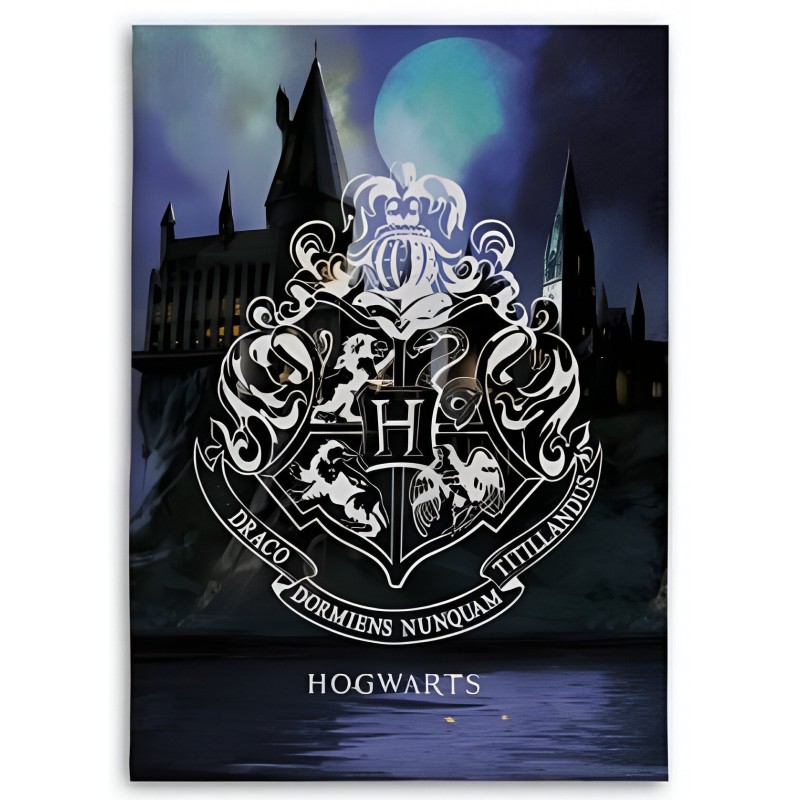 MANTA POLAR HARRY POTTER HOGWARTS 140x100 CM.