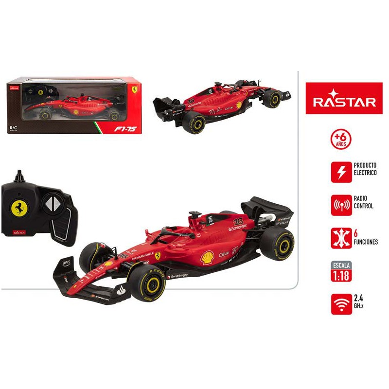 COCHE FERRARI F1 75 R/C ESC.1:18