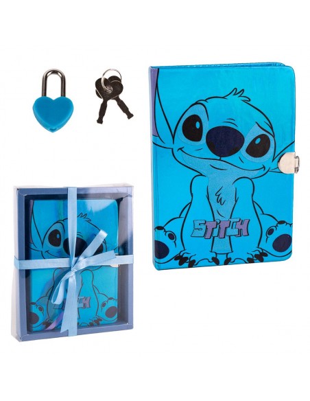 DIARIO SECRETO STITCH CON CANDADO
