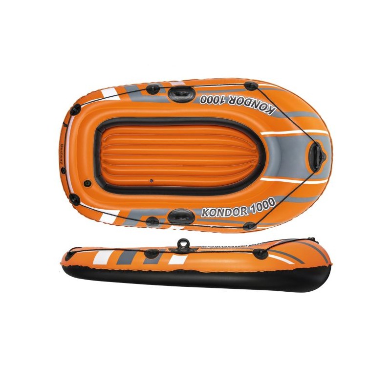 BARCA HINCHABLE NARANJA 165x107 CM.