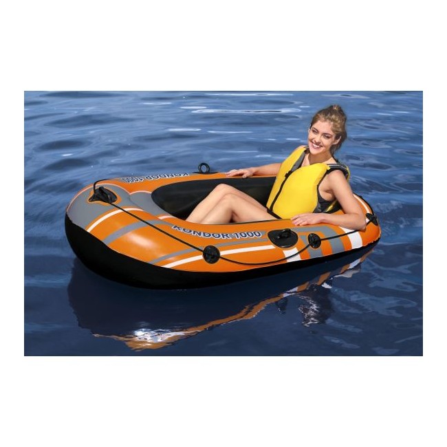 BARCA HINCHABLE NARANJA 165x107 CM. 2