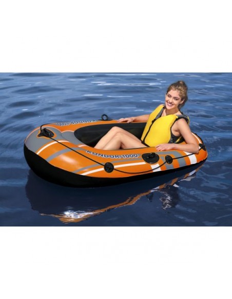 BARCA HINCHABLE NARANJA 165x107 CM.