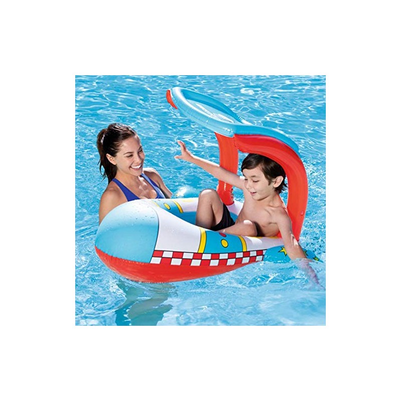 BARCA INFANTIL FORMA AVIÓN 102x97 CM.