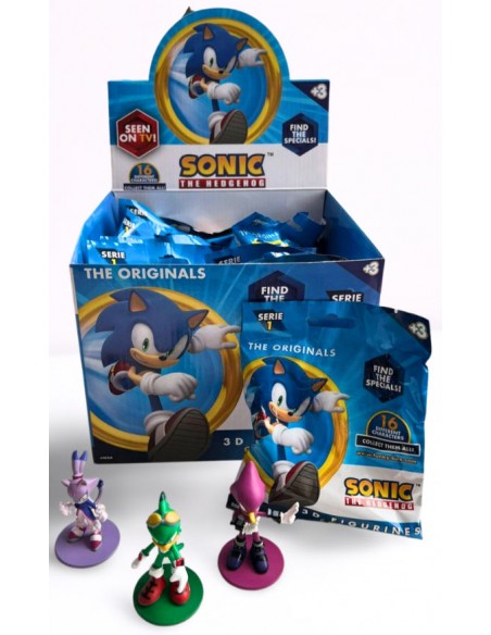 SOBRE FIGURAS SONIC 3D PVC COLECCIONABLES