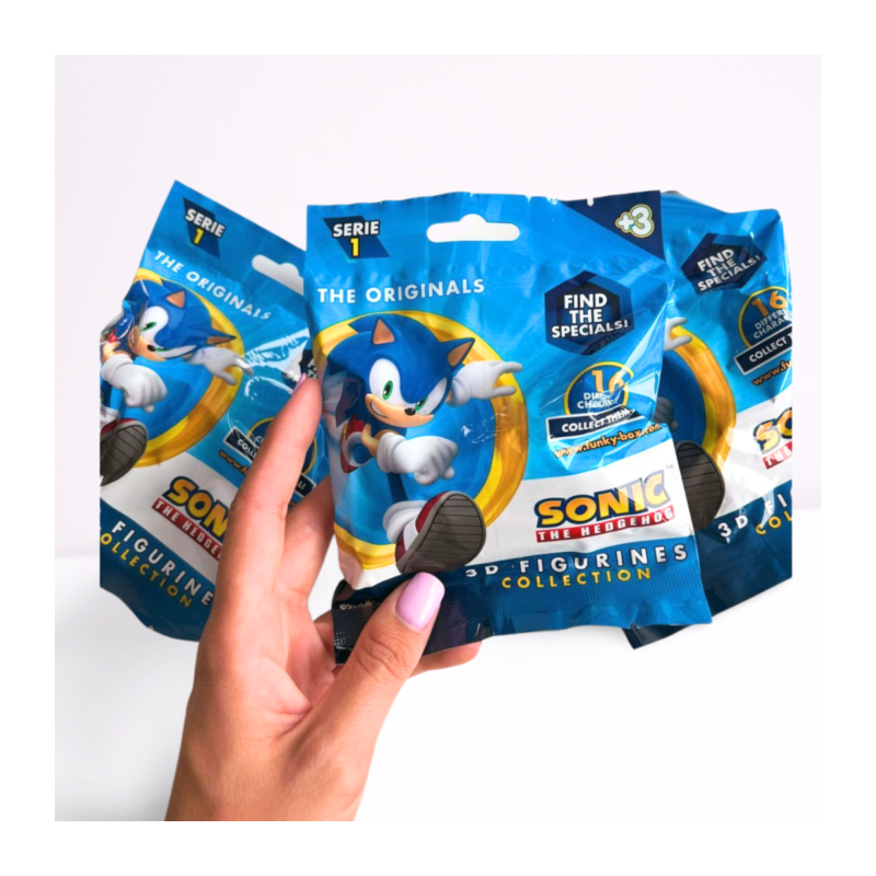 SOBRE FIGURAS SONIC 3D PVC COLECCIONABLES