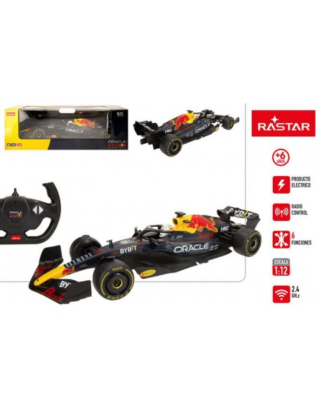 Coche teledirigido Red Bull F1 RB18 a escala 1:12 Rastar en caja con mando