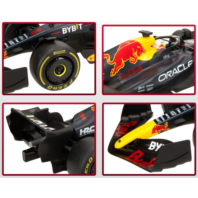 Coche teledirigido Red Bull F1 RB18 a escala 1:12 Rastar en caja con mando 2