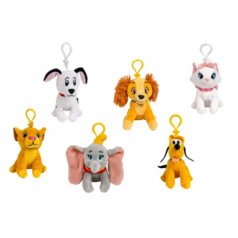 LLAVERO PELUCHE BAG CLIP PERSONAJES DISNEY SURTIDOS