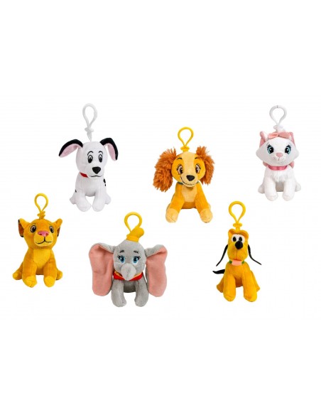 LLAVERO PELUCHE BAG CLIP PERSONAJES DISNEY SURTIDOS