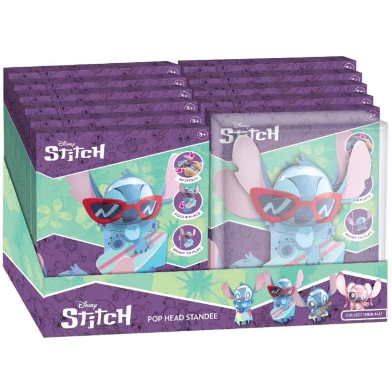 FIGURA 3D STITCH 4 MODELOS 20 CM.