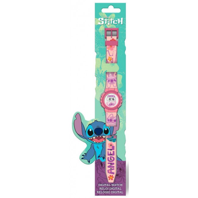 RELOJ DIGITAL STITCH ROSA