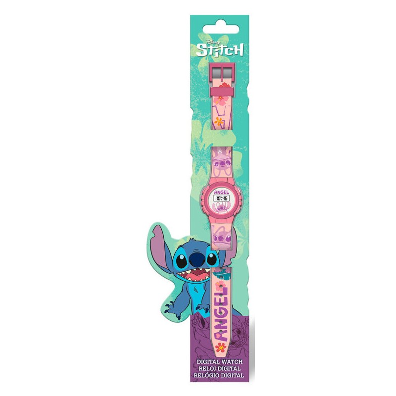 RELOJ DIGITAL STITCH ROSA
