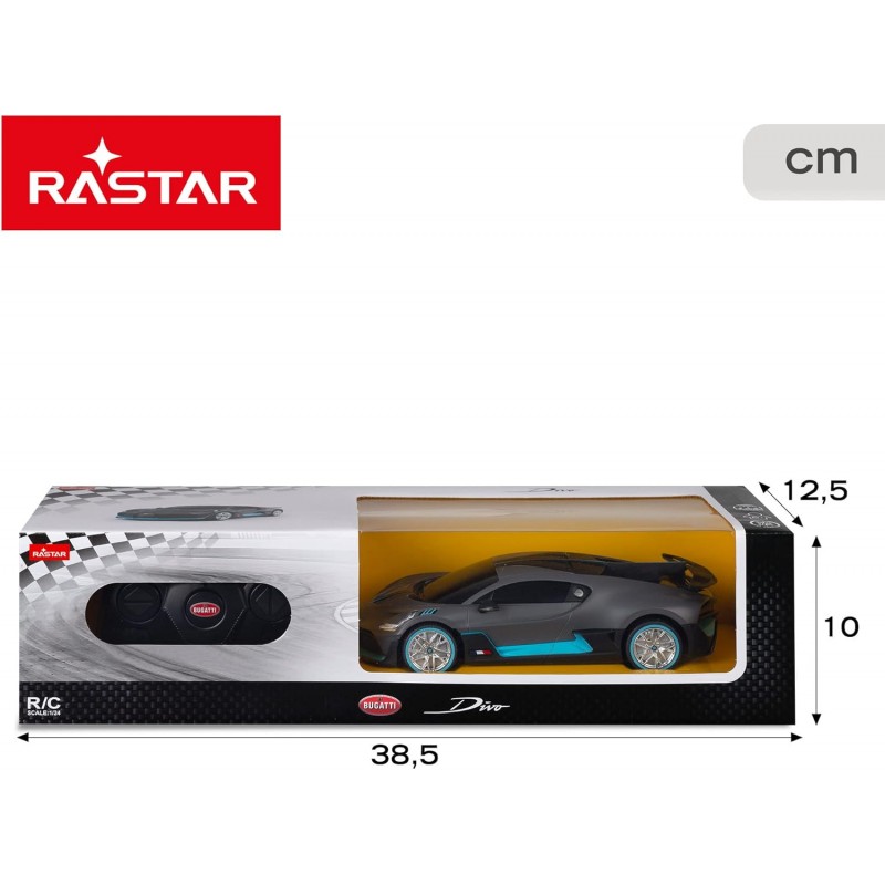 Embalaje del coche RC Rastar Bugatti Divo 1:24