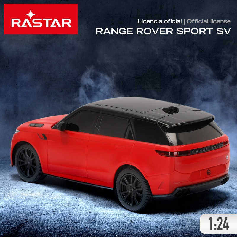 Coche teledirigido Range Rover Sport SV escala 1:24 rojo de Rastar