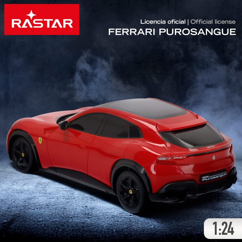 Coche teledirigido Ferrari Purosangue SUV rojo escala 1:24 Rastar