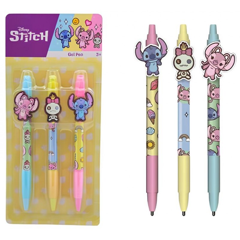 BOLÍGRAFO GEL FIGURA STITCH DISNEY