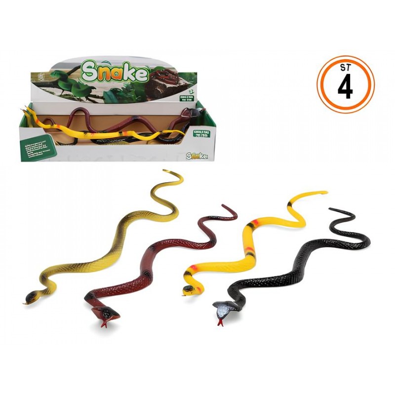 SERPIENTE 40 CM. 4 COL.