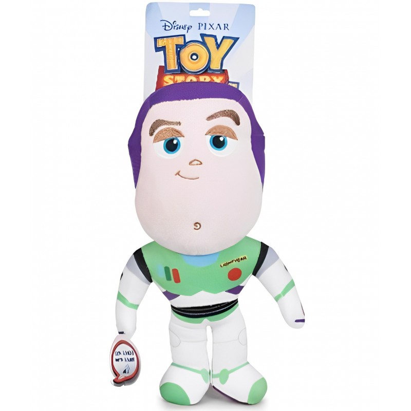 Peluche suave de Buzz Lightyear de 30 cm de la película Toy Story, licencia oficial Disney Pixar.