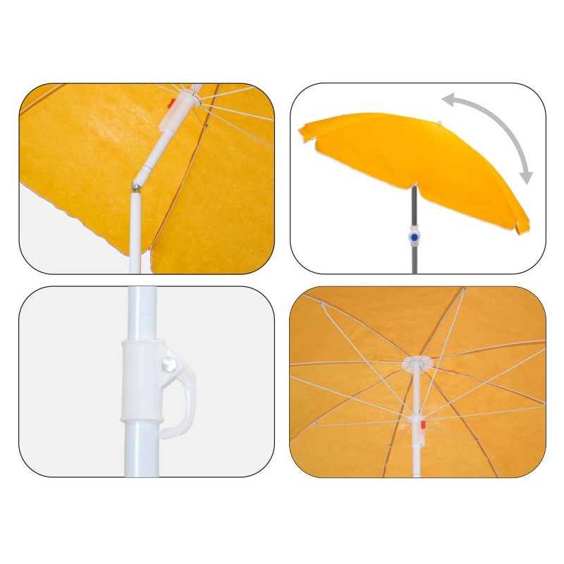 Parasol playa ajustable para picnic y vacaciones