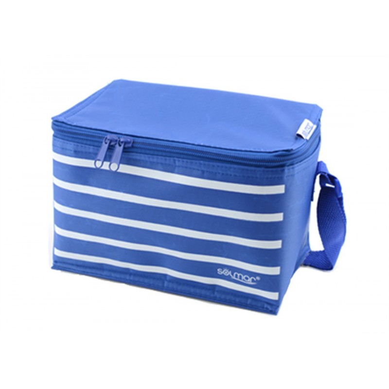 nevera-portatil-termica-rayas-azul-claro-aluminio-4-litros