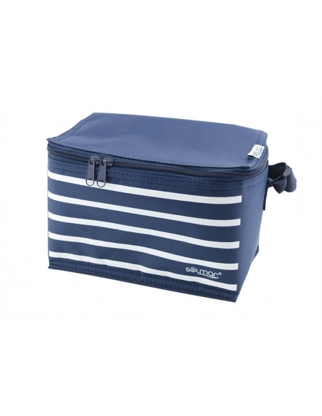 nevera-portatil-termica-rayas-azul-marino-aluminio-4-litros