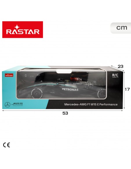 COCHE TELEDIRIGIDO MERCEDES-AMG F1 W15 E PERFORMANCE RASTAR 1:12