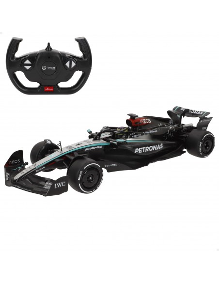 Coche radiocontrol Mercedes-AMG F1 W15 E Performance a escala 1:12 de Rastar - Réplica oficial de Fórmula 1