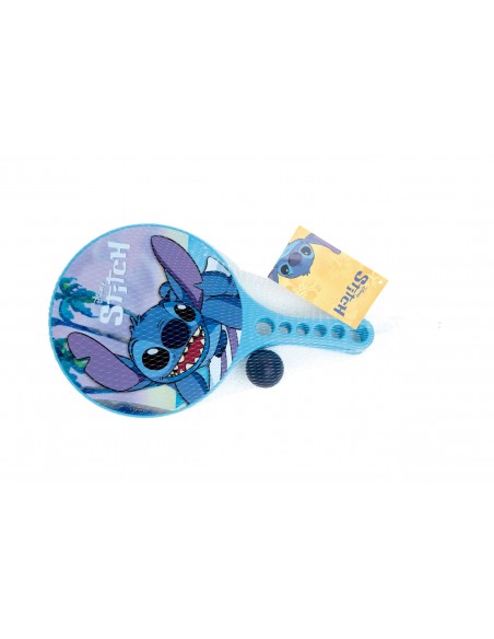 Set de palas de playa infantiles azules con diseño de Stitch Disney y pelota a juego
